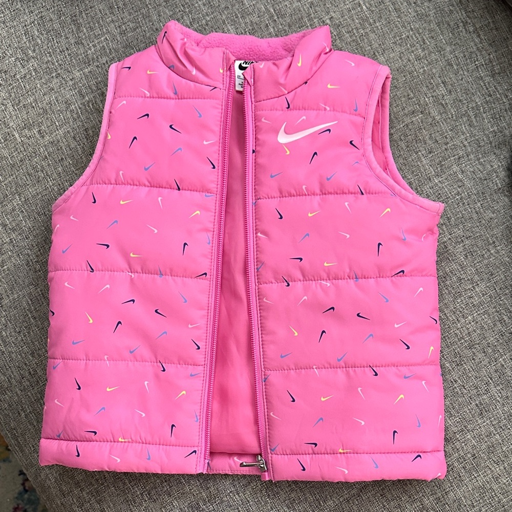 Nike Kids Pink Patterned Vest